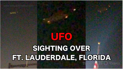 UFO Sighting Over Ft. Lauderdale, Florida